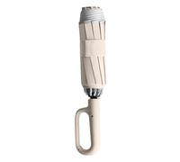 Ombrello con fibbia ad anello, ombrello tascabile con accensione/automatico, robusto ombrello con striscia di sicurezza riflettente, ombrello da viaggio antivento, ombrello automatico inverso,
