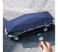 Ombrello Copri Auto Completamente Automatico, Ombrellone Per Tetto Auto, Ombrello Per Tettoia Auto Tenda Esterna, Protezione Anti-UV, Tessuto Oxford, Per Protezione Tetto Veicoli Blue-4.2 * 2.3m