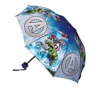 Marvel Comics Ombrello pieghevole corto Avengers, 52 cm, manuale, colorato, casual, unico