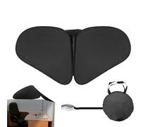 Ombrello Da Cabina Pieghevole - Baldacchino Da Scrivania Portatile Nero Antiriflesso Con Blocco Del Flusso D'aria | Copertura Per La Privacy Della Partizione 'ufficio Per Cubicoli, Uffici Domestic