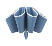 Ombrello da esterno, ombrellone, ombrello automatico con cinghie riflettenti | impermeabili per esterni, alimentazione da golf retrattile per la giornata di pioggia, uso quotidiano, Blu