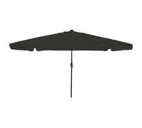 Ombrello da giardino 395 x 395 x 245 cm Poliestere Rotondo Nero