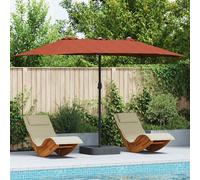 Ombrello da giardino Terracotta 385 x 209 x 244 cm