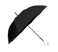 Ombrello da pioggia 8 stecche a Palloncino Manico Cuore Trasparente Nero 9325