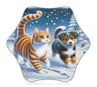 Ombrello da sole e pioggia per bambini, con angoli arrotondati, antivento, per cani e gatti invernali