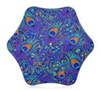 Ombrello da sole e pioggia per bambini con piume viola blu con angoli arrotondati ombrello resistente al vento