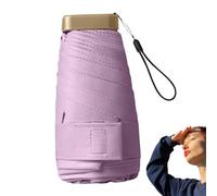 Ombrello da sole - Sunny Days | Pioggia - Ombrello compatto portatile a sei volte | - Usa ombrello | Ombrello di protezione UV | Ridurre il calore Anti-Uvand Pioggia Ombrello da viaggio per donne