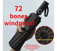 Ombrello da uomo pieghevole automatico antivento super resistente da 72 ossa Ombrelli di protezione solare antipioggia di grandi dimensioni rinforzati da donna