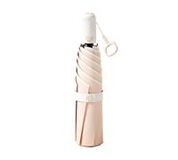 Ombrello da Viaggio Compatto, 6 Stecche Anti-UV Compatto, Leggero, Resistente e Portatile con Apertura e Chiusura Automatica per Ombrello da Donna e da Uomo