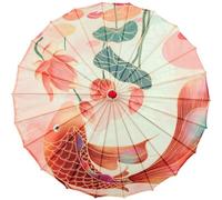 Ombrello di Stoffa di Seta in Stile Cinese Performance di Danza Ornamento Ombrello di Carta Olio Ombrello Parasol Ombrello Decorativo