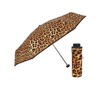 Ombrello Donna Perletti Mini Animalier Antivento Fibra Vetro Per Sole e Pioggia