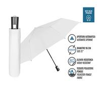 Ombrello Donna Perletti Parapioggia Sole Mini Pieghevole Automatico Antivento