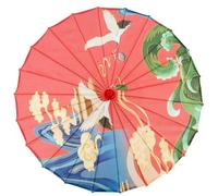 Ombrello giapponese da 32 pollici oliato ombrello arte classica ombrelli cinesi per donne danza ombrello parasole con osso di bambù per costumi che scattano stile foto 2, ombrelli bastoncini