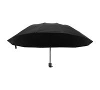 Ombrello grande - Ombrello pieghevole manuale nero spesso e parasole per più