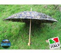 Ombrello impermeabile mimetico legno e bambù da Pastore Caccia Bosco Agricoltura