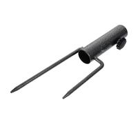 Ombrello in acciaio con ancoraggio, 3 pezzi, spina a terra, for asta for bandiera da pioggia, supporto for ombra, picchetto di, basi in ferro for esterni, for, canna pesca, parco all'aperto, prato