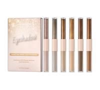 Ombrello Liquido Glitter Doppia Punta Ad Alto Pigmento 6 Pezzi | Cosmetici per la Bellezza degli Occhi Ombrello Liquido Per Donne Ragazze Principianti Uso Quotidiano Viaggio Appuntamenti