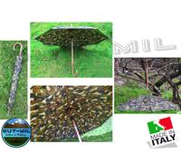 Ombrello mimetico da pastore legno bambù Caccia alla posta svitabile smontabile