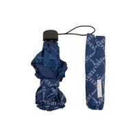 ombrello mini pieghevole blu FERRE piatto manuale antivento 3 sezioni 389404