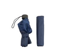 ombrello mini pieghevole blu FERRE piatto manuale antivento 3 sezioni 389405