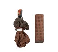 ombrello mini pieghevole FERRE automatico antivento 3 sezioni Marrone 389416