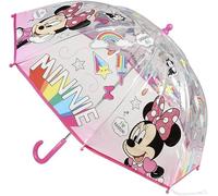 Ombrello Minnie Cupola Trasparente Impermeabile per Bambini 71 x 63 x 71 cm.