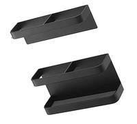 Ombrello Montato a Parete Magnetico Stand Alla Moda Promemoria Alla Moda per la Piastra in Acciaio Al Carbonio per la Casa, Ufficio (bianco elegante) (BLACK)
