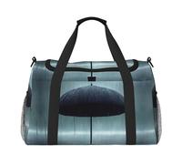 Ombrello nero sotto la pioggia È una borsa da viaggio a tracolla portatile con grande capacità e multifunzione, un must per i viaggi all'aperto