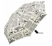 Ombrello Newspaper, Ombrello tascabile On-to-automatico, 95 cm, Vintage
