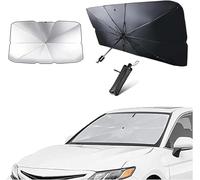 Ombrello Parasole Auto Parabrezza per BMW Série 7 L7 E38 / E65 1994-2003, Parasole Pieghevole, Protezione Raggi UV e Calore con Custodia in Pelle