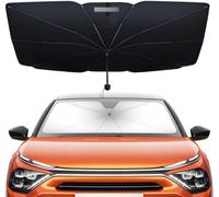 Ombrello Parasole Parabrezza Auto 140X80Cm Pieghevole Con Rivestimento Titanio A