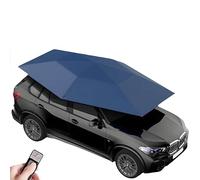 Ombrello parasole per auto completamente automatico con telecomando, impermeabile, pieghevole, per parcheggi all'aperto, 4,2 m, colore blu