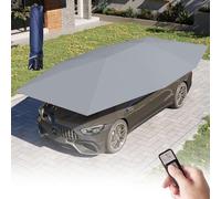 Ombrello parasole per auto, copertura per tenda automatica, tettoia pieghevole con telecomando, per la maggior parte dei veicoli, nero
