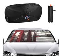 Ombrello parasole per parabrezza auto, parasole per auto, copertura per cabina telefonica, parasole per finestrini dell'auto, pratico parabrezza per la maggior parte delle auto, SUV, camion, accessori