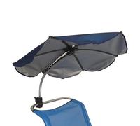 Ombrello Parasole - PINCHO - Ombrellino Parasole per Sdraio, Parasole da Spiaggia, Tettuccio Parasole per Sdraio Pieghevole, Ombrello da Sole con Clip Regolabile - UV 50+, Alluminio, 80 cm