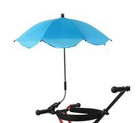Ombrello Passeggino Ombrellone con Morsetto, Sedia da Spiaggia Portatile con Ombrellone, Clip Sull'Ombrellone per Passeggino Ombrellone Estivo Passeggino Ombrellone Passeggino per Trolley, Sedia(blu)
