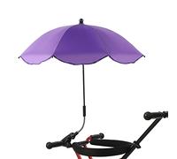Ombrello Passeggino Ombrellone con Morsetto, Sedia da Spiaggia Portatile con Ombrellone, Clip Sull'Ombrellone per Passeggino Ombrellone Estivo Passeggino Ombrellone Passeggino per Trolley,(viola)