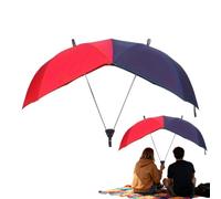 Ombrello per 2 persone | molto resistente antivento e ampia cupola | Grande Ombrello Da Viaggio | Per Coppie, Passeggiate Sotto La Pioggia, Viaggio, Appuntamenti, Vacanze, Spostamenti Quotidiani