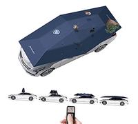 Ombrello per Auto Completamente Automatico con Telecomando,Copri Auto per Esterno Portatile,Tenda da Tetto Auto Mantiene Fresco Il Tuo Veicolo,Adatto per Veicoli Superiori a 4,8m,Blue-4.2m