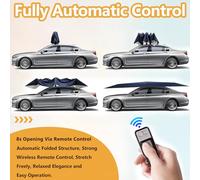 Ombrello per Auto Completamente, Automatico con Telecomando, Copri Auto per Esterno Portatile, Uso Esterno, Tenda da Sole per Tetto Auto per la Maggior Parte. 4.5 * 2.3m-Blue