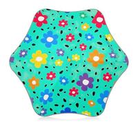 Ombrello per bambini con punte di sicurezza arrotondate, piccolo e carino ombrello da sole e pioggia per bambini 4T-8 Y, baldacchino da 88,9 cm, Daisy Aqua