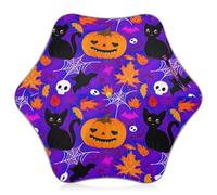 Ombrello per bambini, resistente al vento, ombrelli stick per scuola, viaggi, attività all'aperto, personaggi stravaganti di Halloween, viola