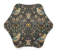 Ombrello per bambini vintage con fiori e uccelli, ombrello resistente al vento, ombrello bastone per bambini 4T-8 Y, baldacchino 88,9 cm