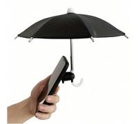 Ombrello per cellulare, supporto universale regolabile a ventosa a forma di porcellino salvavita, ombreggiatura per telefoni cellulari, Kindle, iPad, navigatore, ombrello mini per telefono, scudo anti