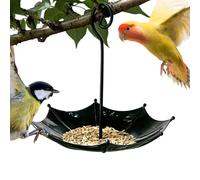 Ombrello Per Mangiatoia Per Colibrì - Vassoio Per Pollame A Forma Di Ombrello Per Mangiatoia Per Uccellini Regolabile In Altezza | Mangiatoie Da Esterno Con Gancio E Serbatoio D'acqua, Per Terrazza Da