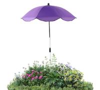 Ombrello per Piante - Da Terra Antivento Stabile Altezza Regolabile | Ombreggiatura Per Piante E Fiori Da Esterno,Da Cortile, Sentiero, Patio, Balcone, Prato, Prateria E Portico
