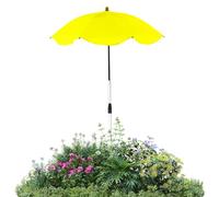 Ombrello per Piante,Picchetto da Terra Altezza Regolabile Resistente ai Raggi UV Antivento,Ombrello Parasole per Piante in Vaso | Per Vialetti Giardino Patio Balcone Prato E Terreno Erboso Portico E