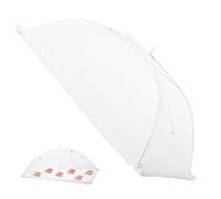 Ombrello pieghevole anti-moscerino con design pop | Coperture rettangolari lavabili rimovibili per cibo mosca per riunione festa cucina piatto tavolo da pranzo cortile barbecue