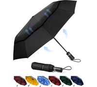 Ombrello Pieghevole Antivento, Grande Portatile Pioggia Da 10 Ossa, Automatico V