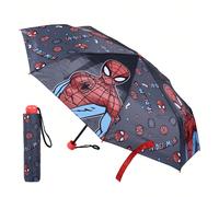 OMBRELLO PIEGHEVOLE MANUALE SCUOLA SPIDER-MAN. Spedizione gratuita 24/72 ore. Ombrello Spiderman, appositamente progettato per rallegrare i giorni più piovosi dell'anno / Consigliato per bambini dai 3